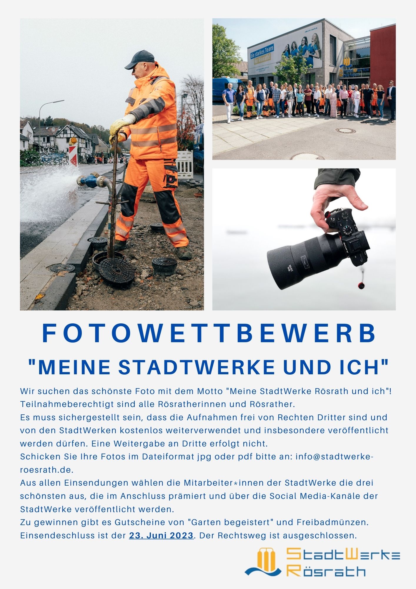 StadtWerke Rösrath laden zum Fotowettbewerb